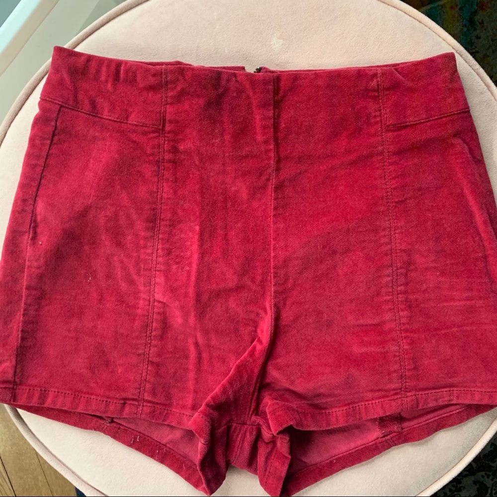 Red Velvet Party Shorts